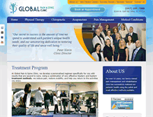 Tablet Screenshot of globalclinic.com